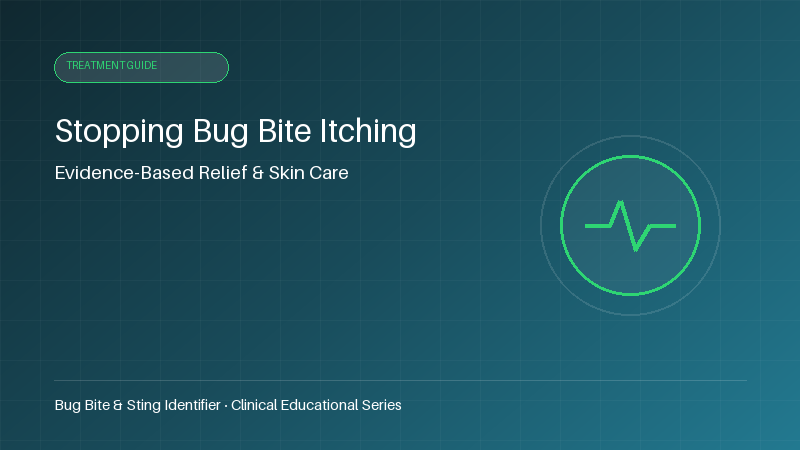 How to stop a bug bite from itching